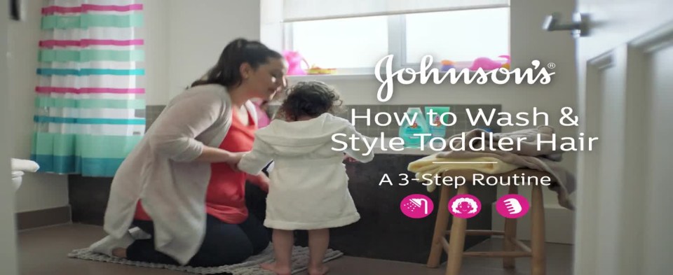 thumbnail video image 2 of Johnson's No More Tangles Conditioner, Paraben Free, 6.8 fl. oz, 2 of 16