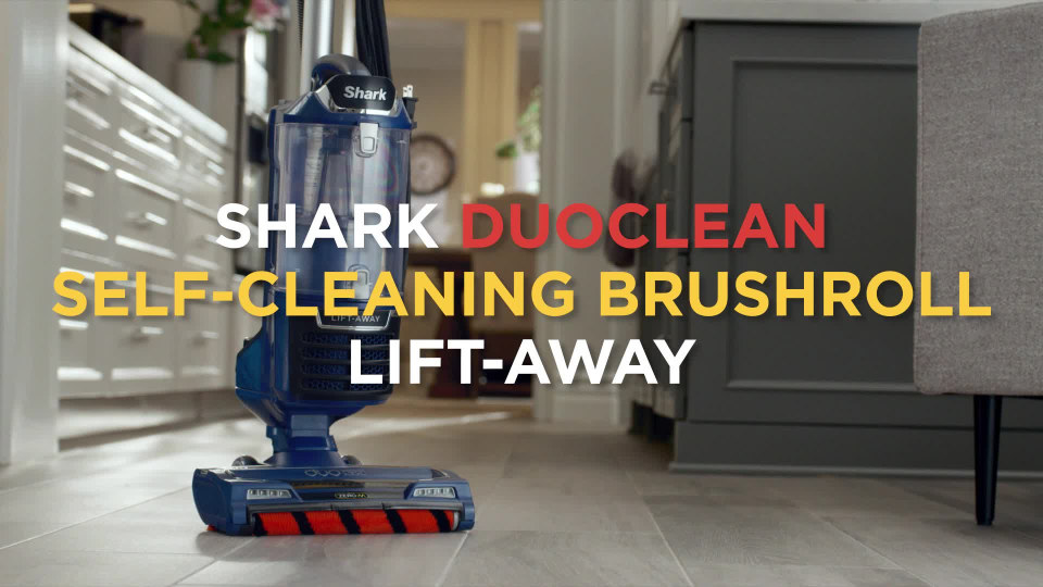 thumbnail video image 7 of Shark DuoClean Lift-Away Upright Vacuum with Self-Cleaning Brushroll, 7 of 7