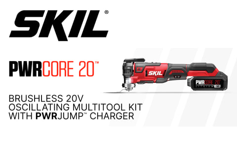 SKIL PWRCore 20 Brushless 20V Oscillating Multitool Kit