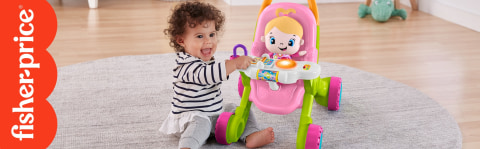 Fisher price stroll clearance & learn walker