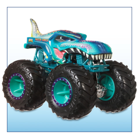 Hot Wheels Monster Trucks 1:64 Scale TOO S'COOL, Includes Hot