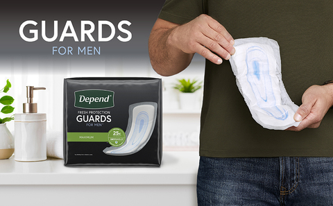 Depend Incontinence Guards for Men, Maximum Absorbency (52 ct., 2 pk.) -  Sam's Club