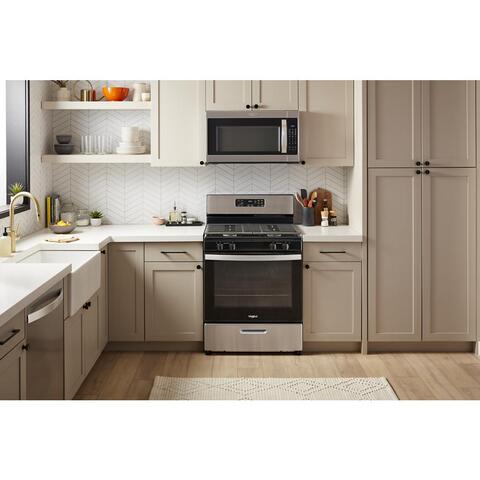 Whirlpool® 2.1 cu.ft. Fingerprint Resistant Stainless Steel Over-the-Range  Microwave at Menards®