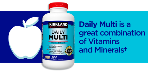 Daily Multi is a great combination of Vitamins and Minerals