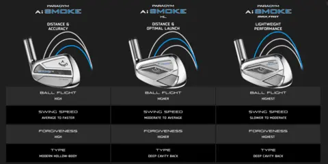 Callaway Paradym Ai Smoke Max Fast Irons | Dick's Sporting Goods