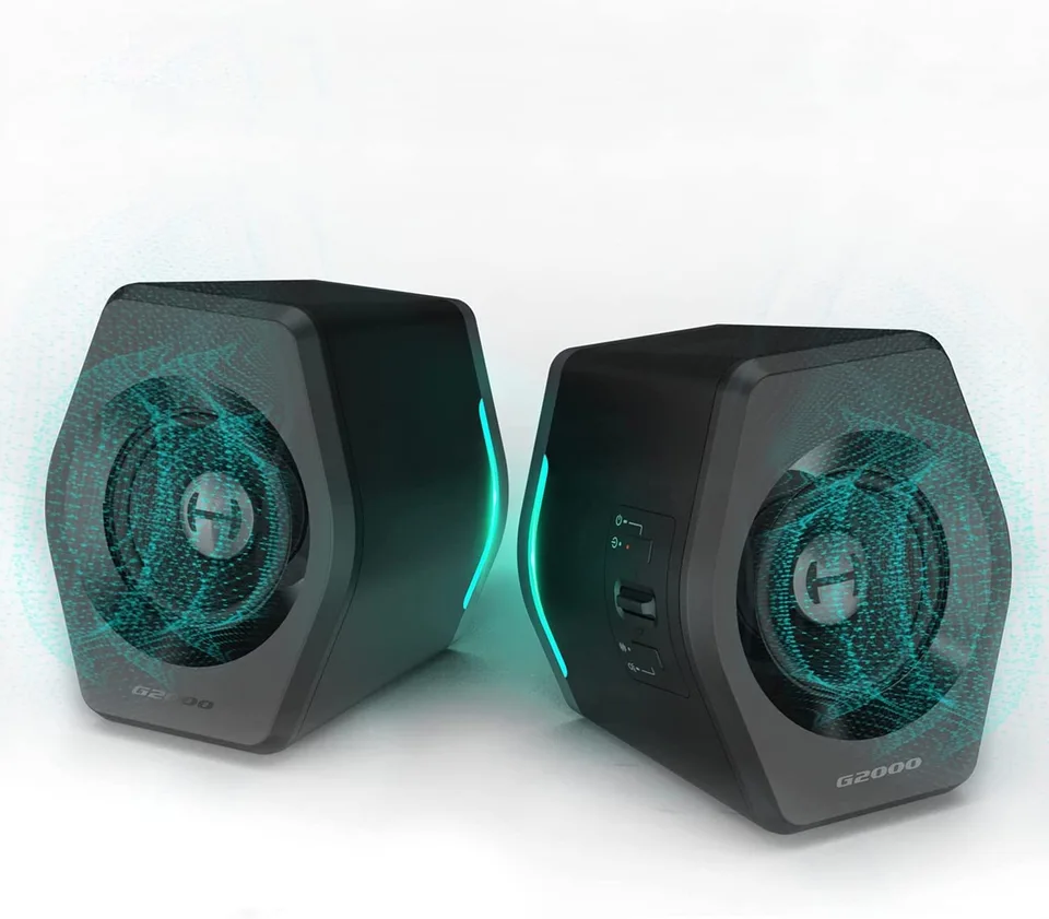 Edifier G2000 2.0 Bluetooth Gaming Speakers with RGB Lighting (2