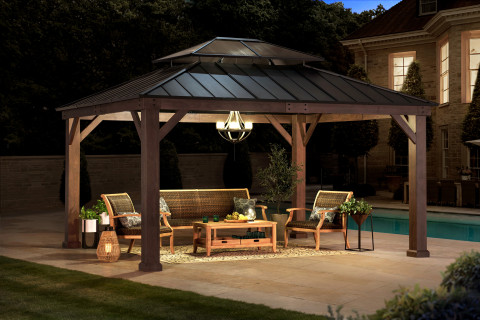 Sunjoy 12.9' x 14.9' Fenwick Gazebo 