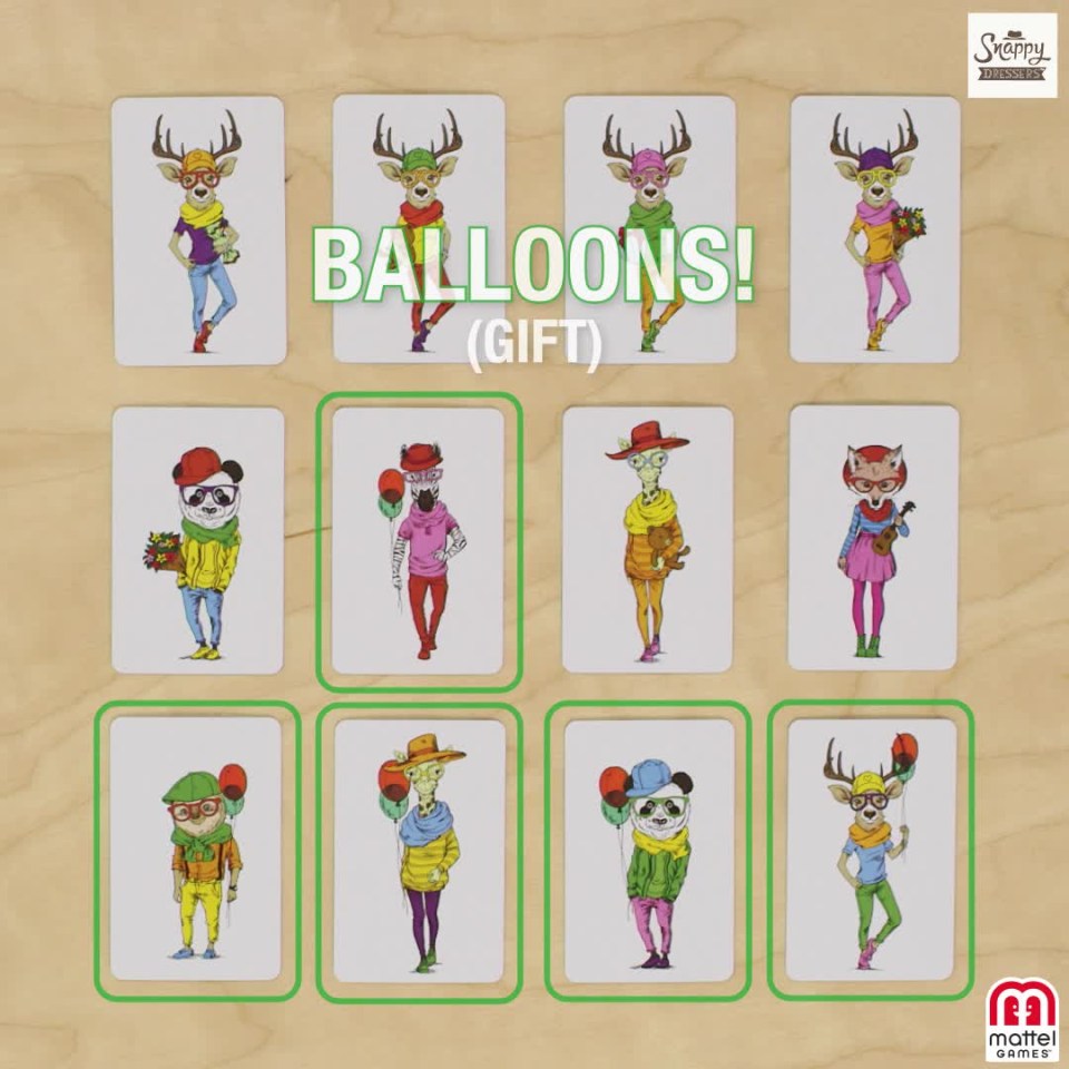 thumbnail video image 2 of Snappy Dressers Card Game by Mattel, 2 of 9