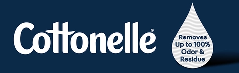 Cottonelle removes up to 100% odor and residue