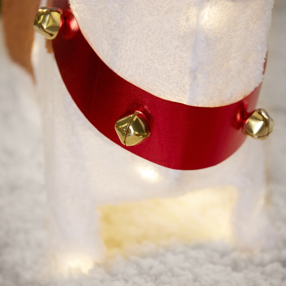 holiday living lighted corgi