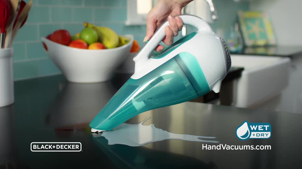 BLACK+DECKER DUSTBUSTER Wet/Dry Cordless Lithium Hand Vacuum