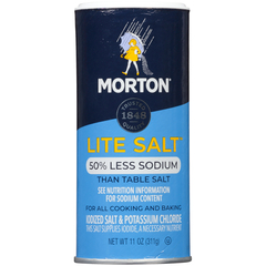 VINTAGE 1988 MORTON LITE SALT 11OZ CALIFORNIA SAFE STASH CAN