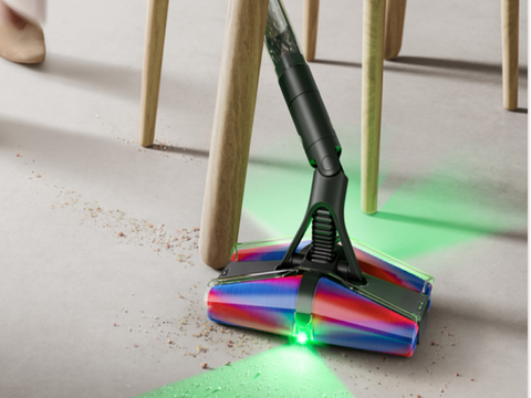 Dyson PencilVac Fluffycones Cordless Vacuum in Black