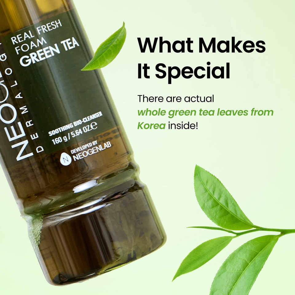 Real Fresh Foam Green Tea