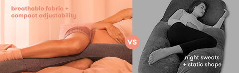 Frida Mom Adjustable Keep Cool Pregnancy Pillow