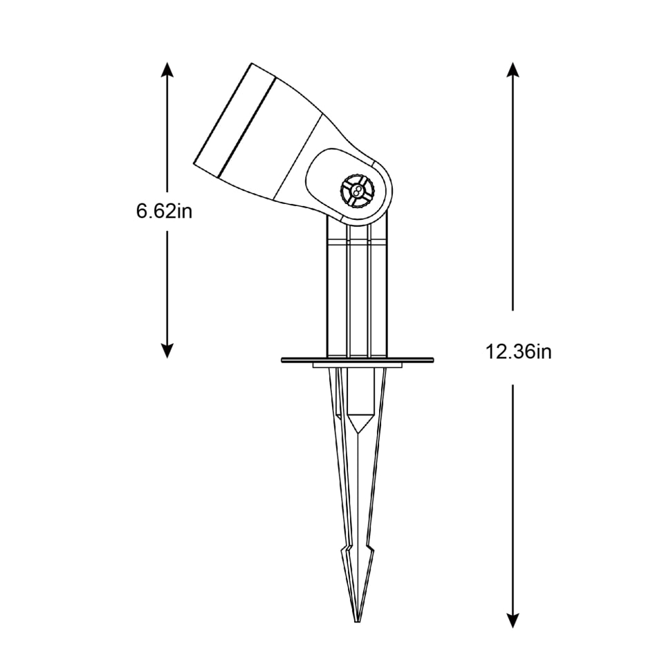 Energetic 6piece LED Landscape Lighting Kit, Integrated Led Easy