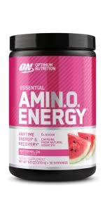 Optimum Nutrition Essential Amino Energy Blue Raspberry - Shop Diet &  Fitness at H-E-B