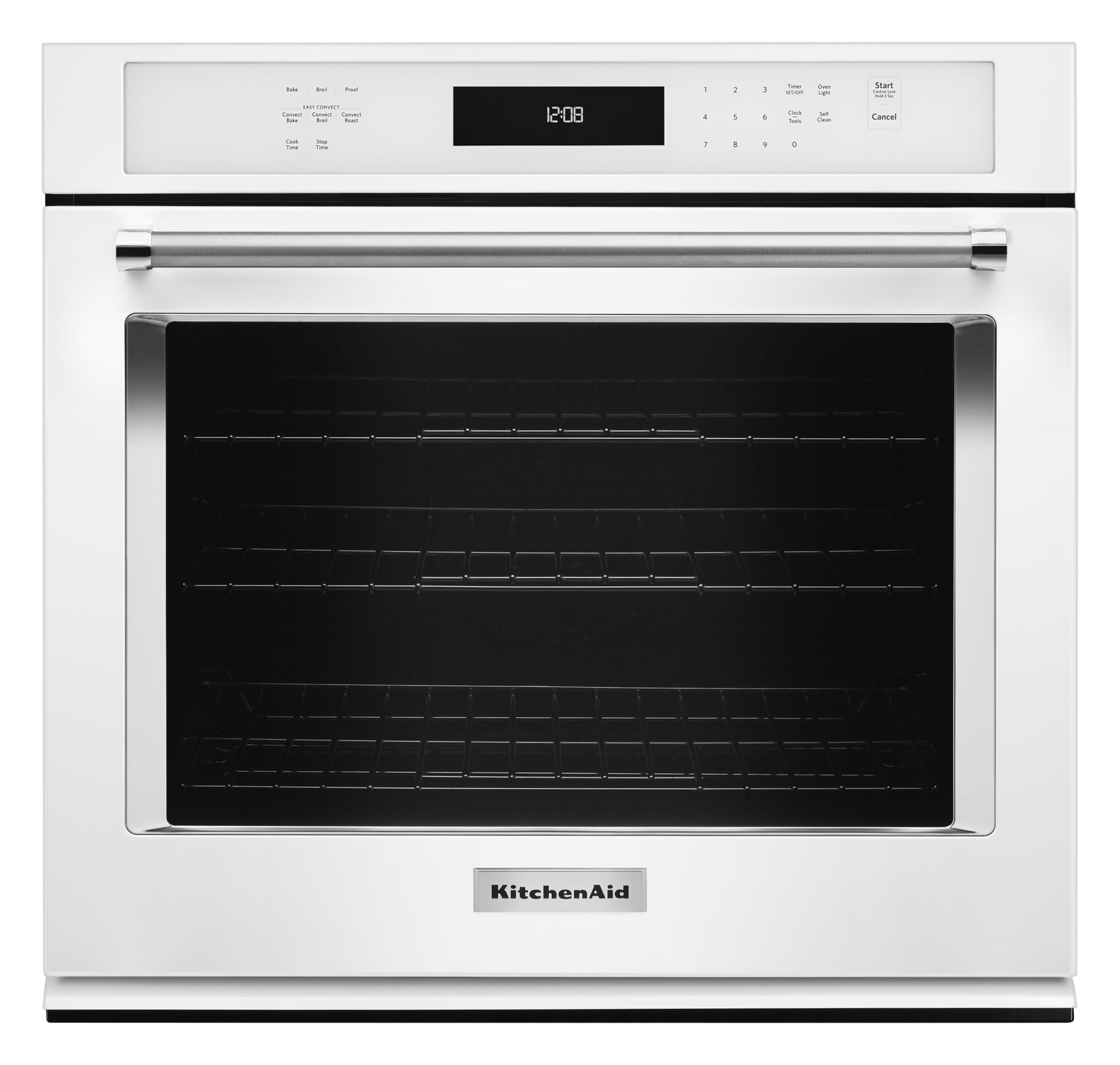 30 inch single wall oven white