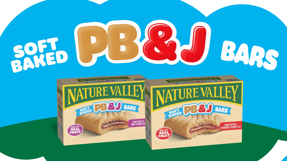 thumbnail video image 2 of Nature Valley Peanut Butter and Strawberry Jelly Bars 5 Count, 2 of 15