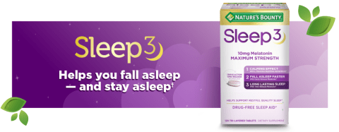 Helps you fall asleep and stay asleep.