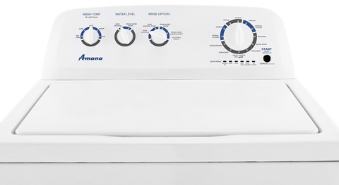 Amana 3.8 Cu. Ft. White Top Load Washer | Lu0026M TV u0026 Appliances