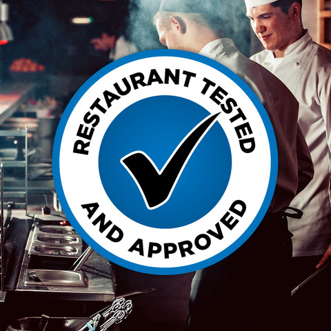 Restaurant tested &amp; approved 
