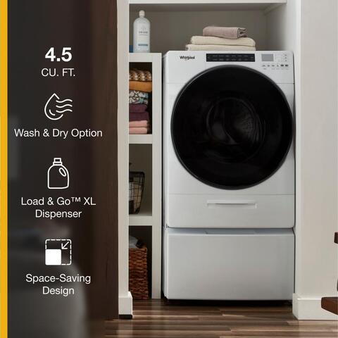 Kenmore Elite 12-cu ft Capacity White Ventless All-in-One Washer/Dryer  Combo Steam Cycle at
