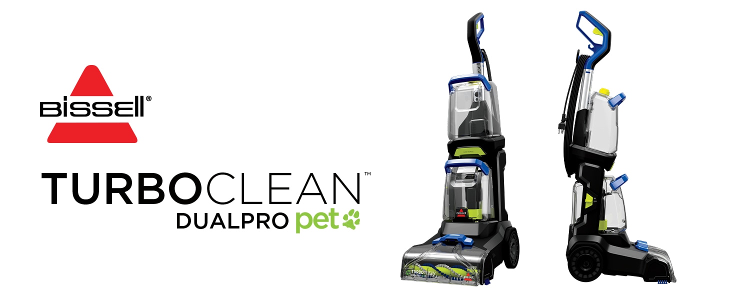 Bissell Turboclean Dualpro Pet Carpet Cleaner, Pet Vacuums & Cleaners