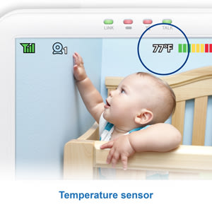 Vtech 5 Digital Video Baby Monitor With Night Light White Vm5254 Meijer