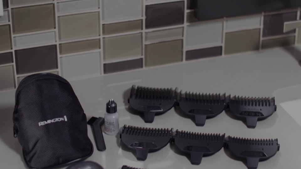 thumbnail video image 2 of Remington Shortcut Pro Self-Haircut Kit, Black, HC4250, 2 of 9