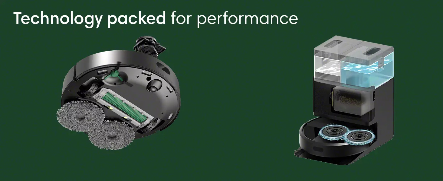 iRobot Roomba Plus 405 Combo Robot Vacuum & Mop + AutoWash Dock, 2