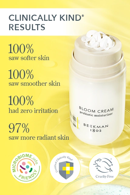 Claims - 100% saw softer and smoother skin, 100% had zero irritation, 97% saw more radiant skin