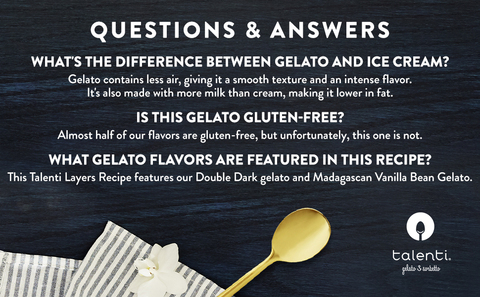 Talenti Gelato Layers Vanilla Fudge Cookie 303.3g