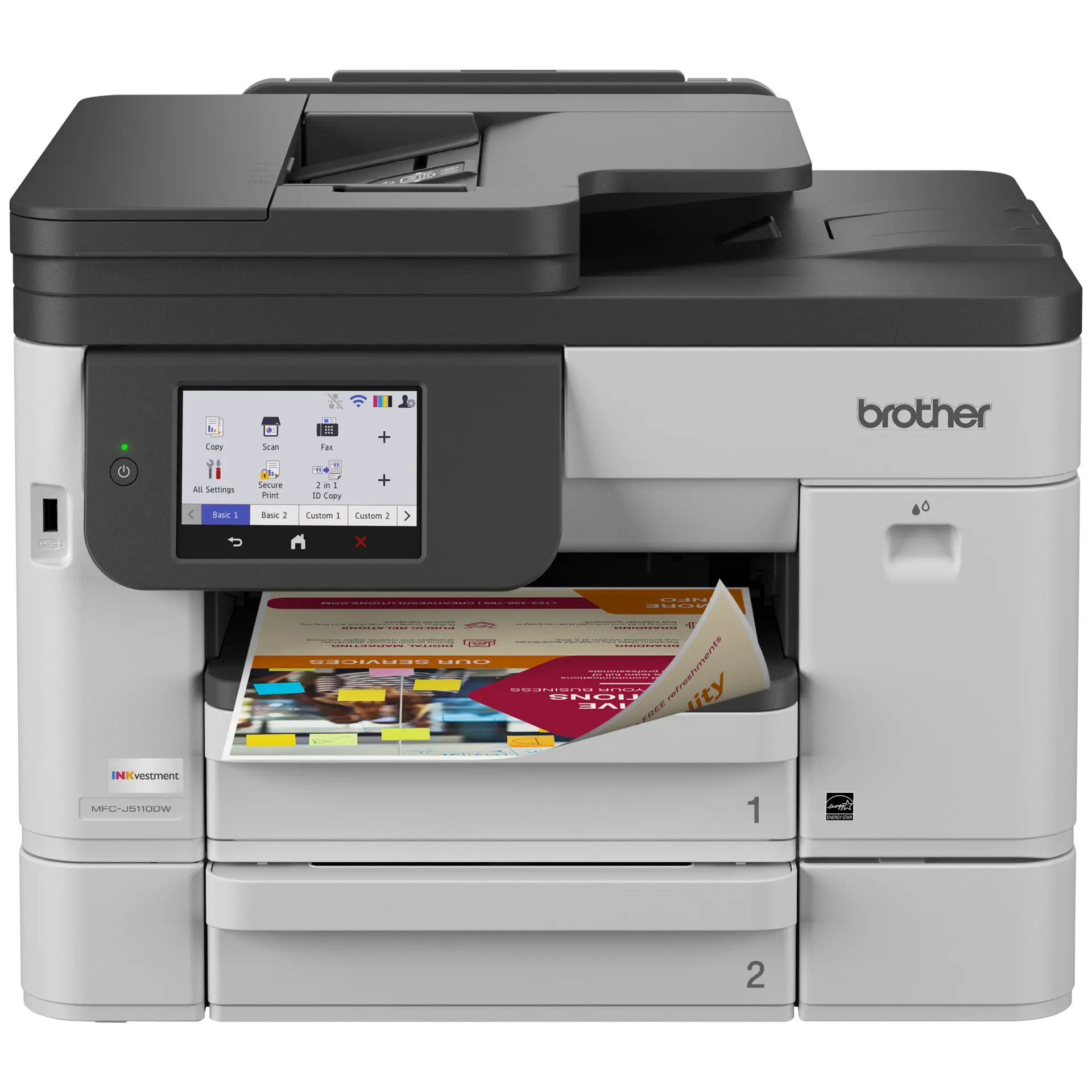 Brother INKvestment 5110 Wireless Color Inkjet All in One Printer