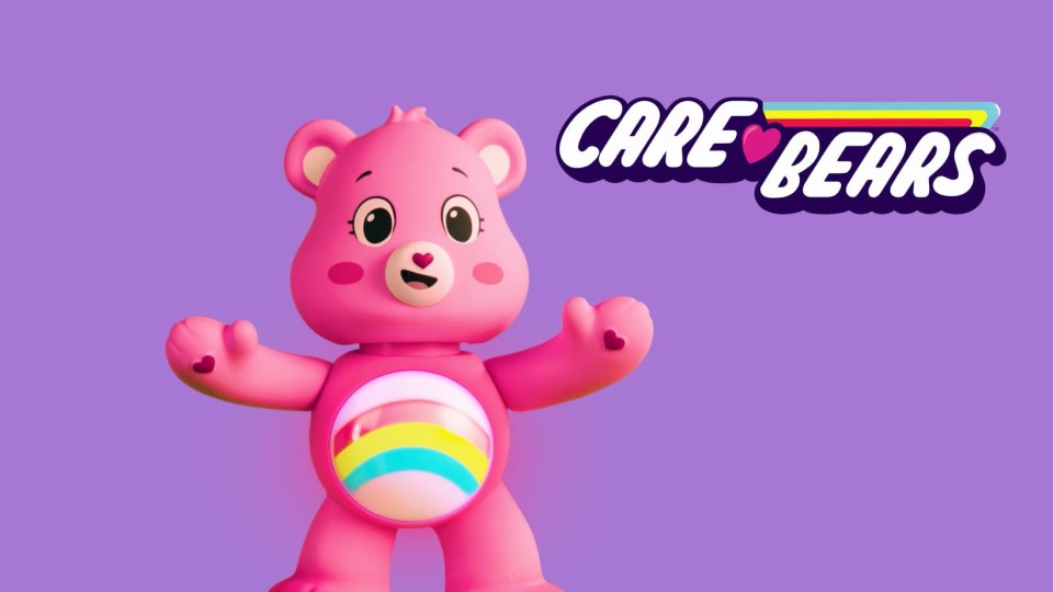 2020 Care Bears Pink Cheer Bear Interactive Figure 