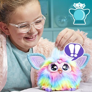 Furby Tie Dye Peluche Elettronico Interattivo - Giocattolo Parlante Con Luci E Danze Per Bambini Dai 6 Anni - Foto 6
