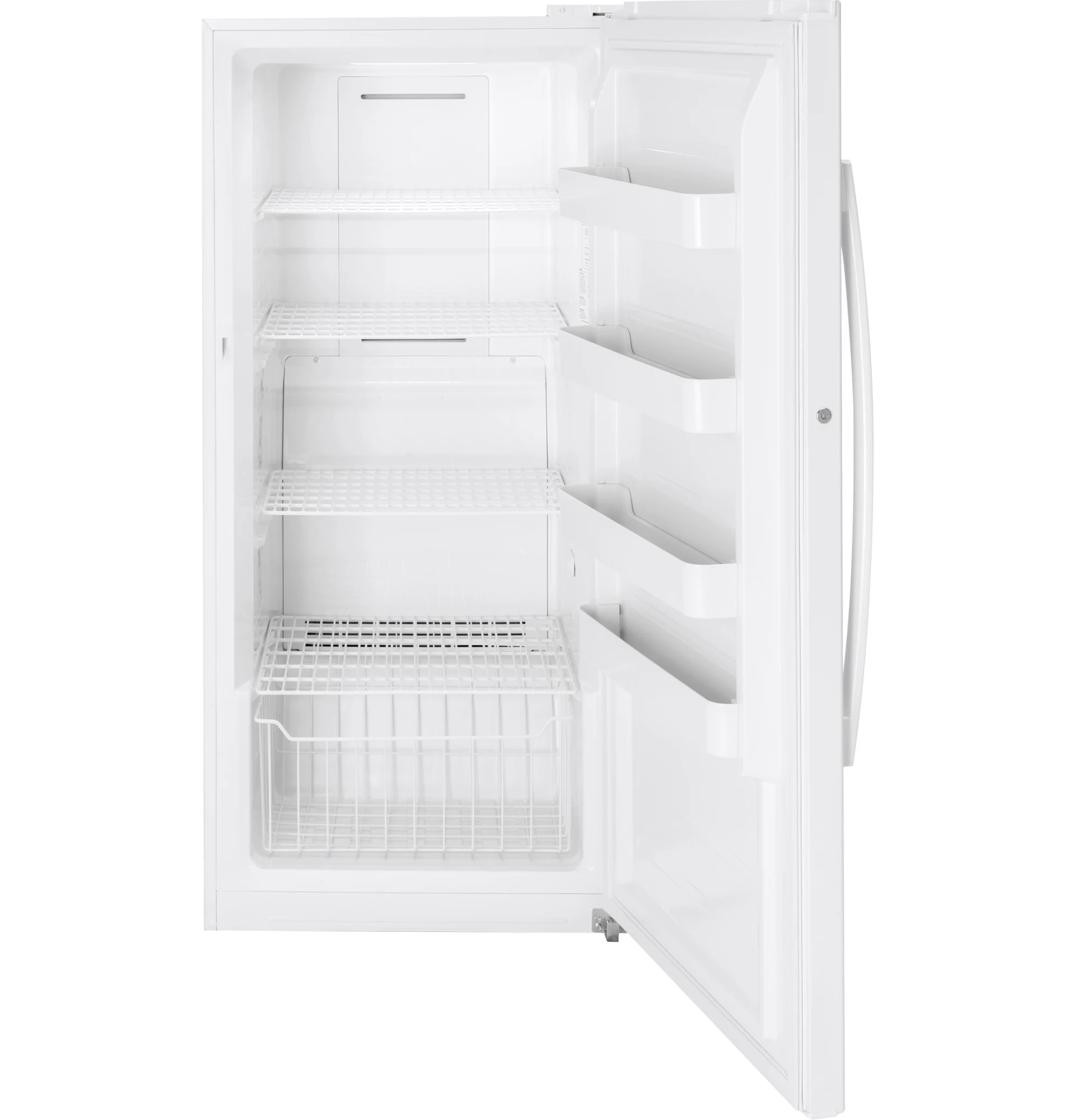 GE 28 in. 14.1 cu. ft. Garage-Ready Upright Freezer with