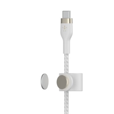 Belkin BOOST↑Charge Pro Flex USB-C Cable with Lightning Connector (3m) -  White - Apple