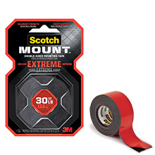 NEW 3M Scotch Extremely Strong Mounting Tape 1 in X 400 in 30lbs  414-LONGDC  