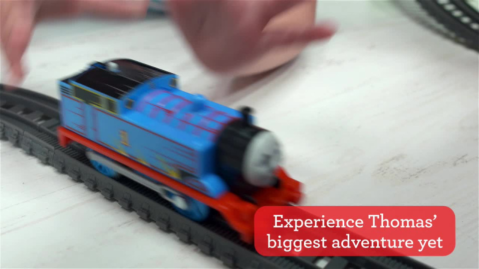thumbnail video image 2 of Thomas & Friends TrackMaster Thomas' Sky-High Bridge Jump, 2 of 13