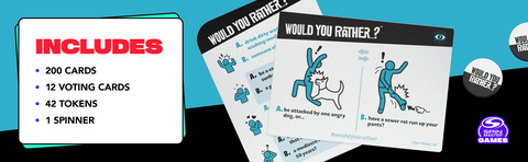 Would You Rather? The Game, Card Games for Adults & Teens Ages 14+