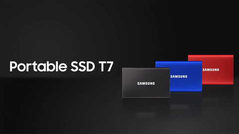 Samsung Portable SSD T7 MU-PC1T0T - Solid state drive - encrypted