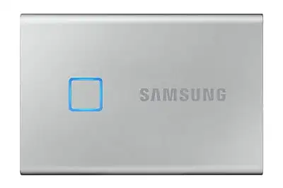 Samsung Portable SSD T7 Touch MU-PC500S - Solid state drive - encrypted - 500 GB - external (portable) - USB 3.2 Gen 2 (USB-C connector) - 256-bit AES Samsung Portable SSD T7 Touch MU-PC500S - Solid state drive - encrypted - 500 GB - external (portable) - USB 3.2 Gen 2 (USB-C connector) - 256-bit AES