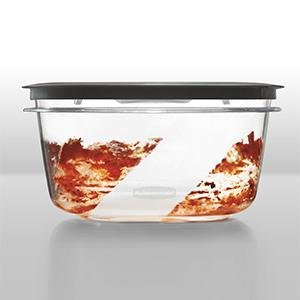 Rubbermaid® FG7H78TRCHILI Premier Clear 9 Cup Container w/ Red Lid