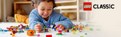 Adicione um brilho ao jogo LEGO infantil Adicione um brilho ao jogo LEGO infantil