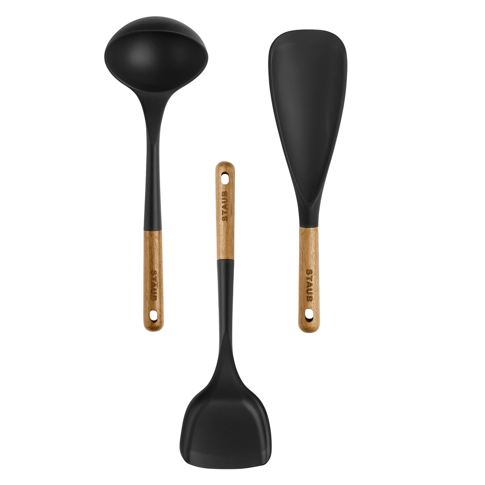 Staub Silicone Wood Handle Cooking Utensils, Set of 5 | Dillard's