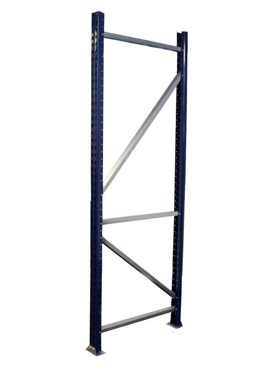 Interlake Mecalux - Framing Upright: 3" Wide, 42" Deep, 240" High, 20,867  lb Capacity - 47788633 - MSC Industrial Supply