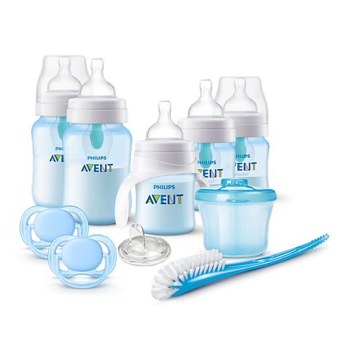 Philips Avent Bottle & Teat Brush (Blue / Pink) 1pc