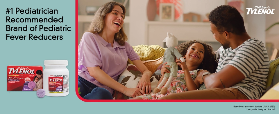 Tylenol Childrens Chewables Grape Tablets 24 Count tomthumb