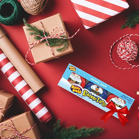Hubba Bubba Holiday Bubble Gum Roll, Christmas Candy, 2.0 oz Hubba Bubba Holiday Bubble Gum Roll, Christmas Candy, 2.0 oz